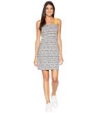 Juicy Couture Juicy Cities Jacquard Dress (pitch Black City Stripe) Women's Dress