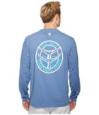 Vineyard Vines Long Sleeve Performance Tuna Tail T-shirt (moonshine) Men's T Shirt