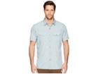 Kuhl Stealth (blue Fog) Men's Short Sleeve Button Up