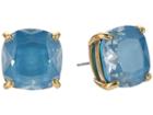 Kate Spade New York Enamel Small Square Studs (turquoise) Earring