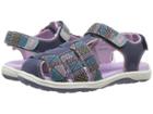 See Kai Run Kids Paley Webbing (little Kid/big Kid) (dark Blue) Girl's Shoes