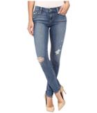 Paige Skyline Ankle Peg In Gia Destructed (gia Destructed) Women's Jeans