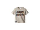 Toobydoo Good Vibes Short Sleeve Tee (toddler/little Kids/big Kids) (grey) Boy's T Shirt