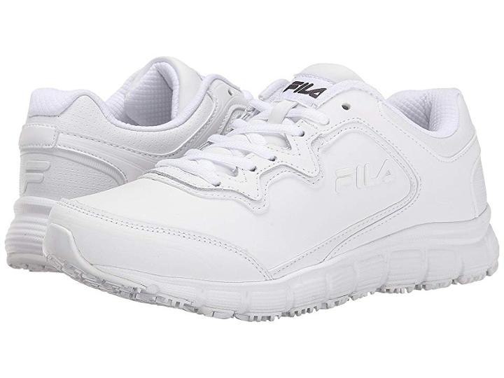 Fila Memory Fresh Start Sr (white/white/white) Women's Shoes