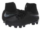 Nike Kids Jr. Hypervenom Phantom 3 Academy Dynamic Fit Fg Soccer (little Kid/big Kid) (black/black/light Crimson) Kids Shoes