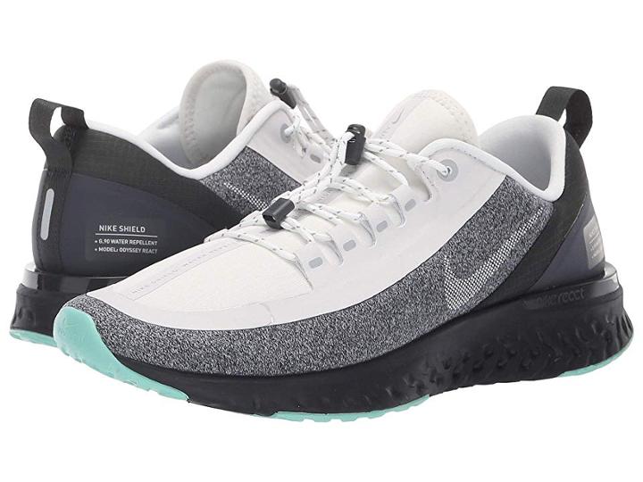 Nike Odyssey React Shield (summit White/metallic Silver/black) Women's Running Shoes