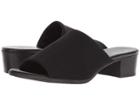 Bandolino Evelia (black Stretch Mesh) Women's Slide Shoes