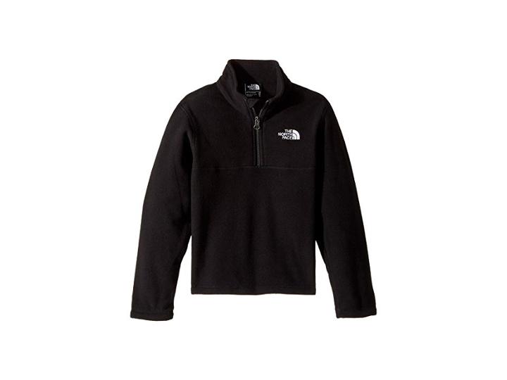 The North Face Kids Glacier 1/4 Zip (little Kids/big Kids) (tnf Black/tnf Black) Boy's Sweatshirt
