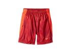 Nike Kids Dri-fit Graphic Legacy Shorts (little Kids) (red Crush) Boy's Shorts