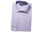 Lauren Ralph Lauren Classic Fit No-iron Cotton Dress Shirt (lilac/white) Men's Long Sleeve Button Up