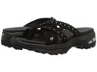 Skechers D'lites Phantom Flash (black/black) Women's Shoes
