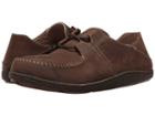Olukai Honua Leather (dark Wood/dark Wood) Men's Shoes