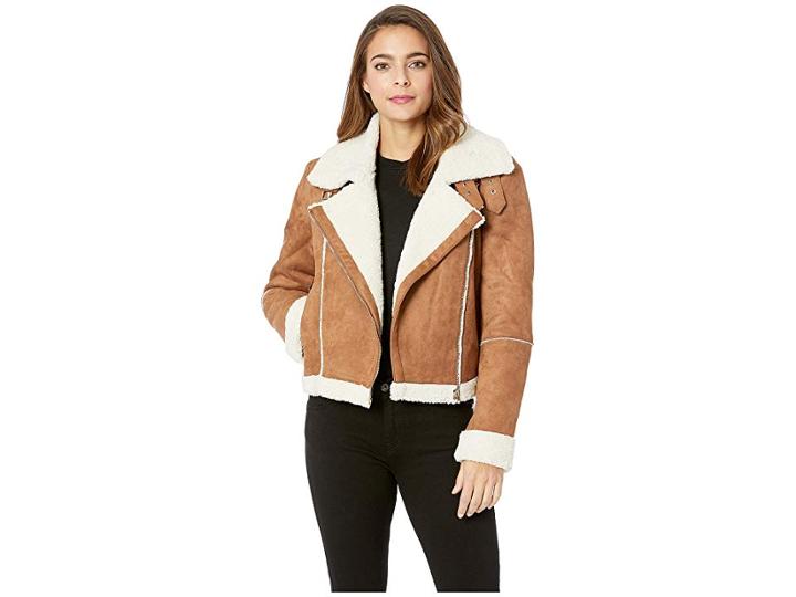 Astr The Label Quincy Jacket (caramel/ivory) Women's Coat