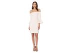 Betsey Johnson Off The Shoulder Bell Sleeve Dress (blush) Women's Dress