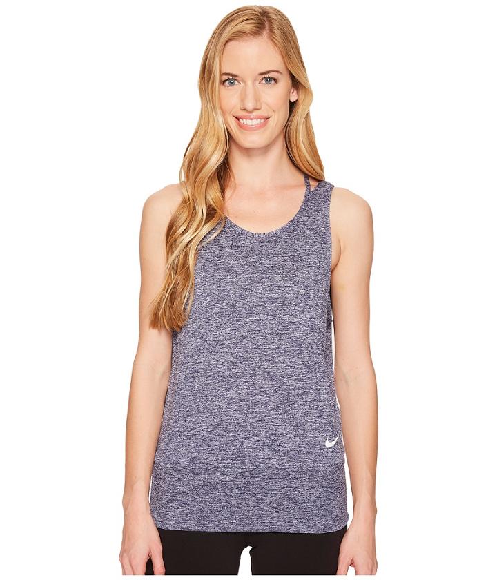 Nike Dry Training Tank (binary Blue/royal Tint/white) Women's Sleeveless