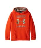 Under Armour Kids Ua Rival Camo Fill Hoodie (big Kids) (blast/maverick Brown/realtree Ap-xtra) Boy's Sweatshirt