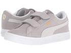Puma Kids Suede Classic V (little Kid) (ash/puma White) Kids Shoes