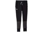 Under Armour Kids Double Knit Tapered Pants (big Kids) (black/white) Boy's Casual Pants