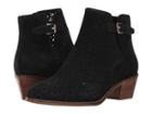 Cole Haan Willette Perf Bootie Ii (black Suede) Women's Shoes