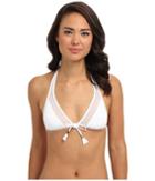 Seafolly Goddess Fixed Tri Top (white) Women's Swimwear