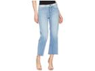 Sam Edelman The Chelsea Crop In Indigo Stripe (indigo Stripe) Women's Jeans