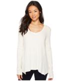 Threads 4 Thought Emena Top (oatmeal) Women's Long Sleeve Pullover