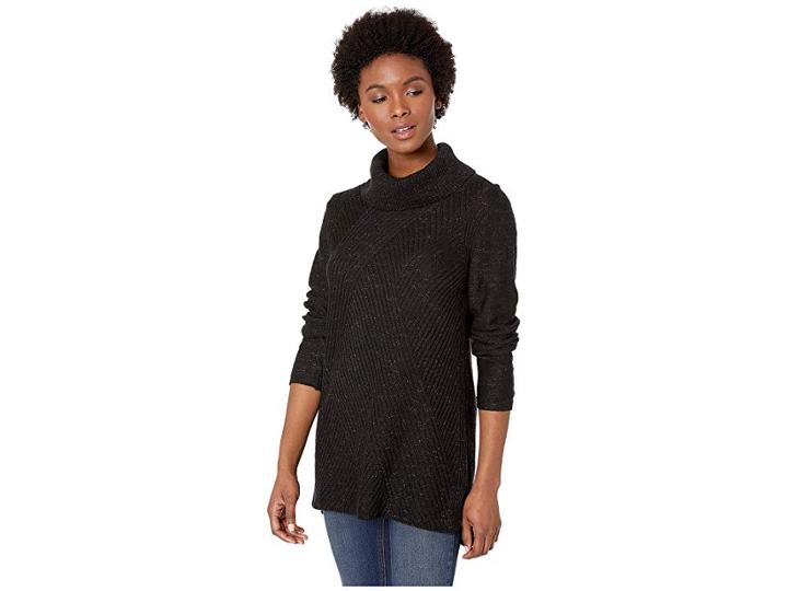 Nic+zoe North Star Top (back Onyx 1) Women's Sweater