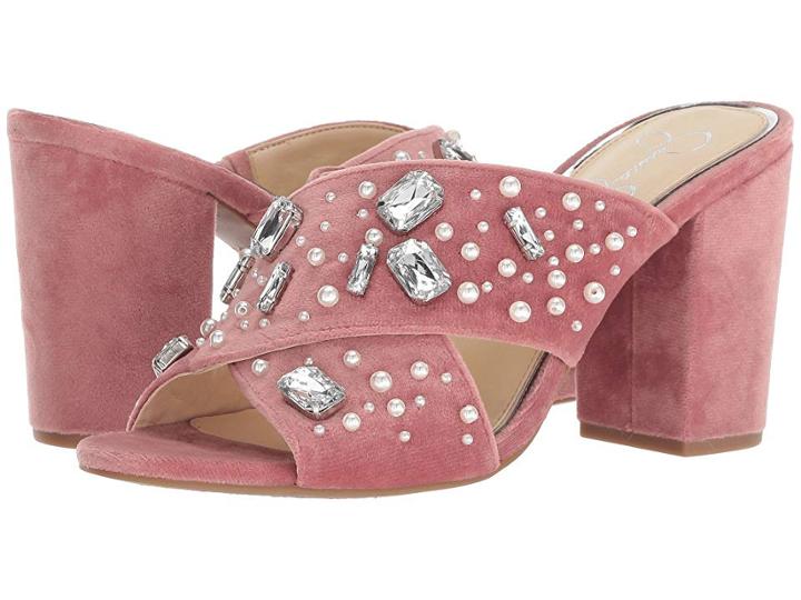 Jessica Simpson Rizell (rose Velvet) Women's Shoes