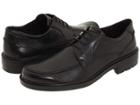 Ecco Boston Apron Tie (black Full-grain Leather) Men's Lace Up Moc Toe Shoes