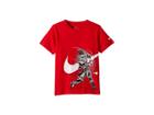Nike Kids Brush Baseball Cotton Tee (little Kids) (new Red) Boy's T Shirt