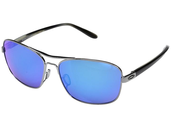 Oakley Sanctuary (gunmetal W/ Sapphire Iridium) Fashion Sunglasses