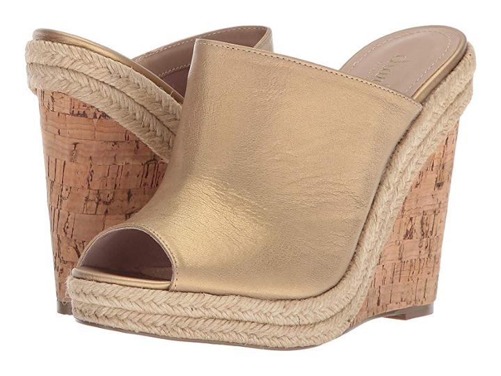 Charles By Charles David Balen (gold Metallic) Women's Wedge Shoes