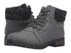 Dirty Laundry Treble (dark Grey Flannel) Women's Lace-up Boots