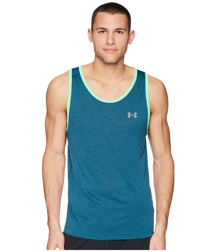 Under Armour Techtm Tank (tourmaline Teal/arena Green/graphite) Men's Workout