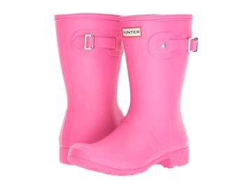 Hunter Original Tour Short Packable Rain Boots (ion Pink) Women's Shoes