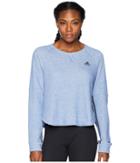 Adidas Sport-2-street Tunic (sport 2 Street Real Lilac Melange/legend Ink) Women's Blouse