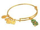 Alex And Ani Charity By Design Octopus Bangle (yellow Gold) Bracelet