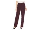 Vince Camuto Bi-stretch Crepe Wide Leg Cuffed Pants (port) Women's Casual Pants