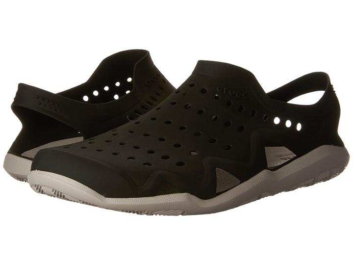 Crocs Swiftwater Wave (black/pearl White) Men's Sandals