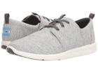 Toms Del Rey Sneaker (grey Diamond Melange) Women's Lace Up Casual Shoes