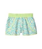 Columbia Kids Solar Streamtm Ii Boardshort (little Kids/big Kids) (jade Lime Mimosa Print) Girl's Swimwear