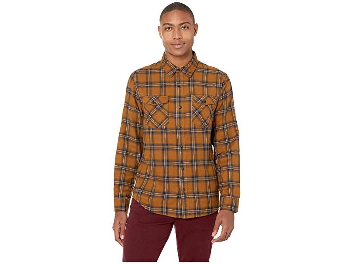 Roark Resilience Flannel (bark) Men's Clothing