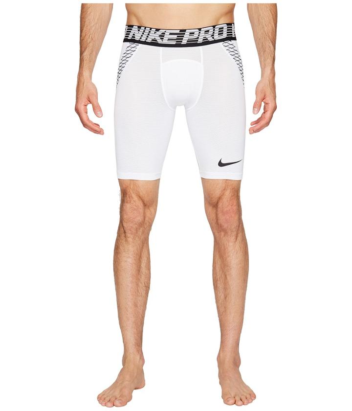 Nike Pro Hypercool Short (white/black/white/black) Men's Shorts