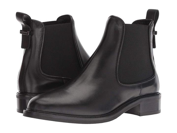 Aquatalia Belle Weatherproof (black Calf/elastic) Women's Shoes