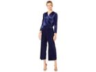 Three Dots Stretch Panne Velvet Jumpsuit (navy) Women's Jumpsuit & Rompers One Piece