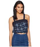 Free People Love Life Bubble Top (navy) Women's Clothing