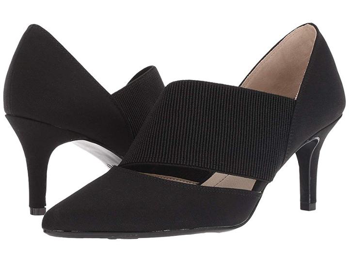 Lifestride Sarita (black Microsuede) Women's Shoes