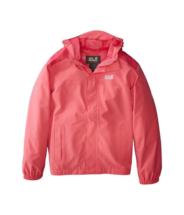 Jack Wolfskin Kids Oak Creek Jacket (infant/toddler/little Kids/big Kids) (hot Pink) Girl's Coat
