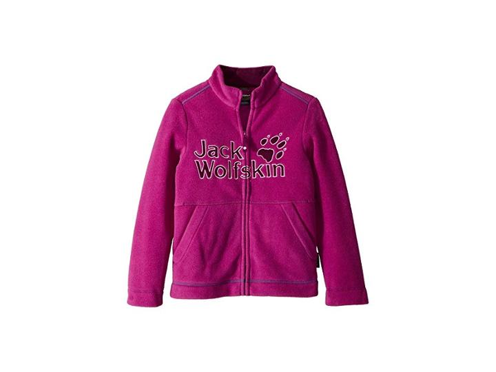 Jack Wolfskin Kids Vargen Jacket (infant/toddler/little Kids/big Kids) (dark Peony) Kid's Coat