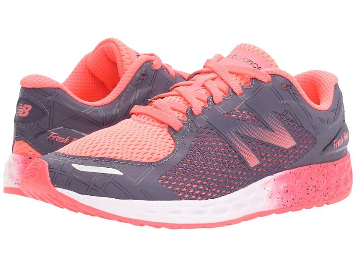 New Balance Kids Fresh Foam Zante (little Kid/big Kid) (guava/grey) Girls Shoes